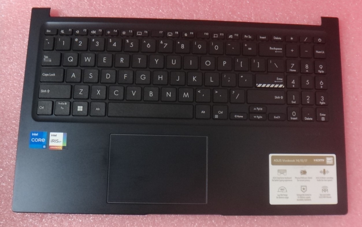 Genuine ASUS Vivobook F1504ZA 15.6” Palmrest Touchpad Keyboard 13NB1021P05012-3