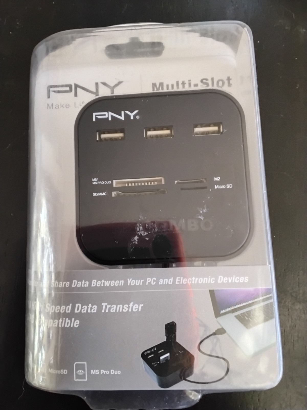 New PNY Multi Slot USB & Flash Card Reader