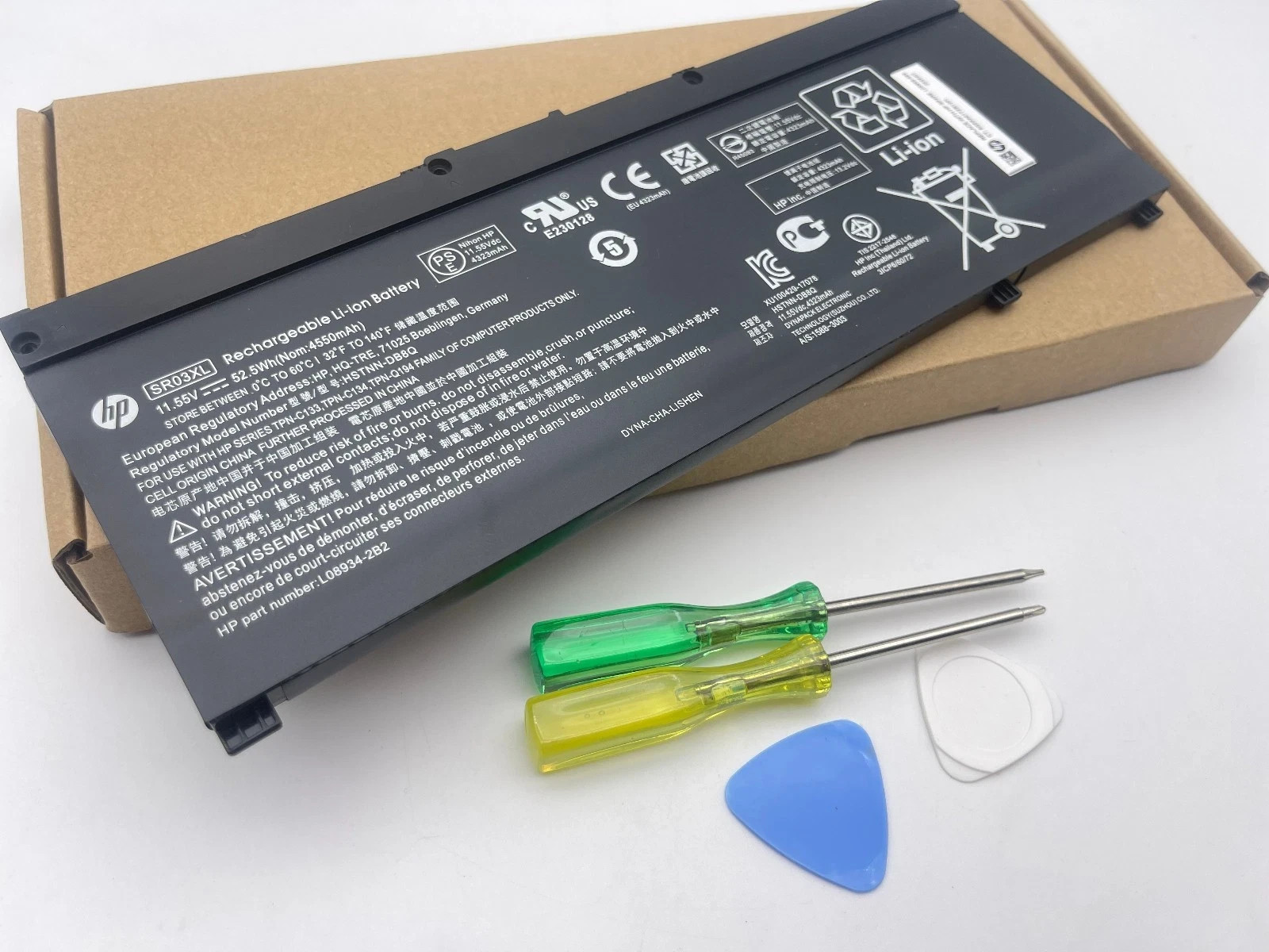 NEW Genuine 52.5Wh SR03XL SR04XL Battery for HP Pavilion Gaming 17-cd000000