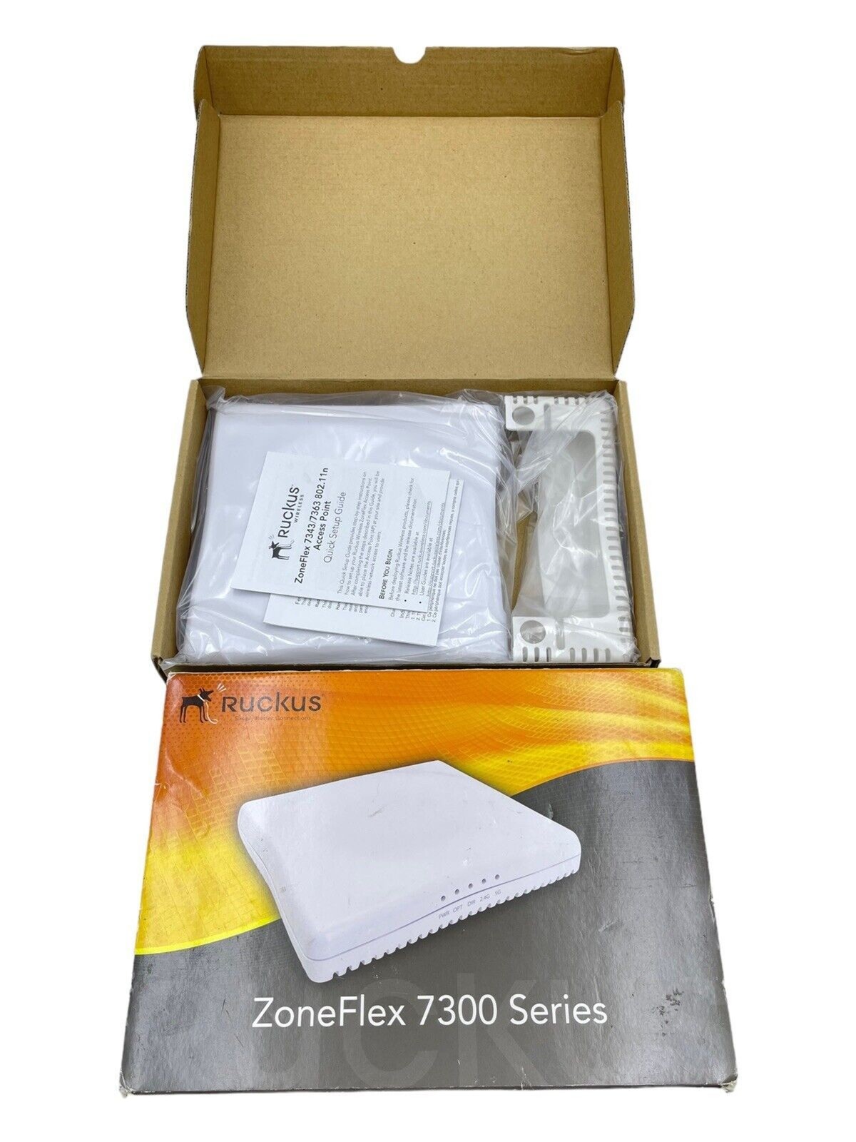 Ruckus ZoneFlex Wireless Single Band Access Point PoE Ports White ZF7343