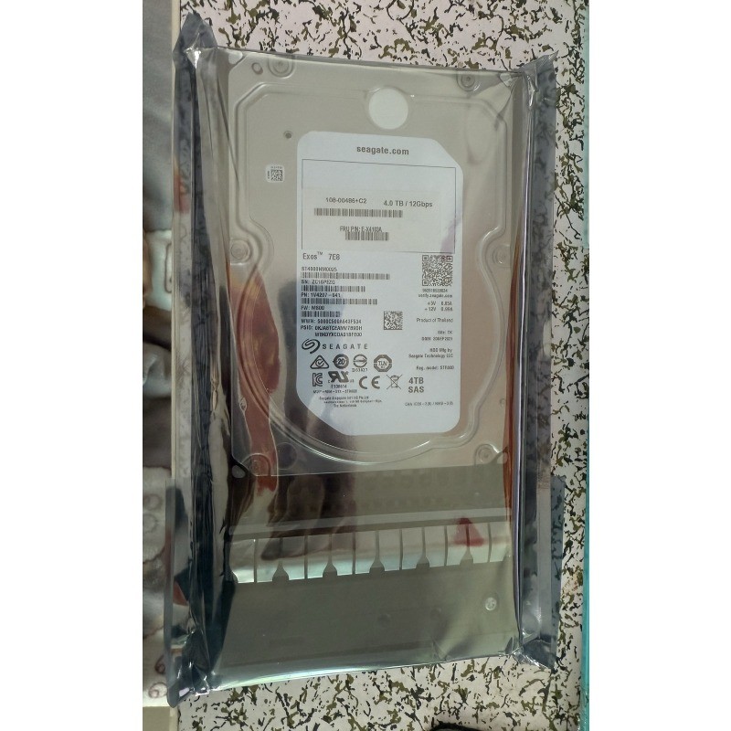 Open box for Netapp E2812 E-X4103A-0E 4TB 12GB SAS 3.5 4T Storage Hard Disk 1PCS
