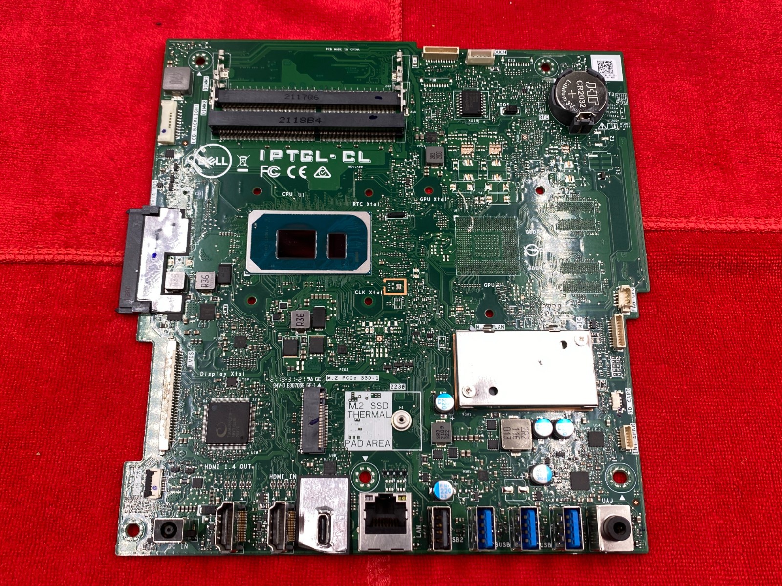 OEM DELL INSPIRON 5400 24" ALL IN ONE PC MOTHERBOARD INTEL CORE i3-1115G4 0JYFK4