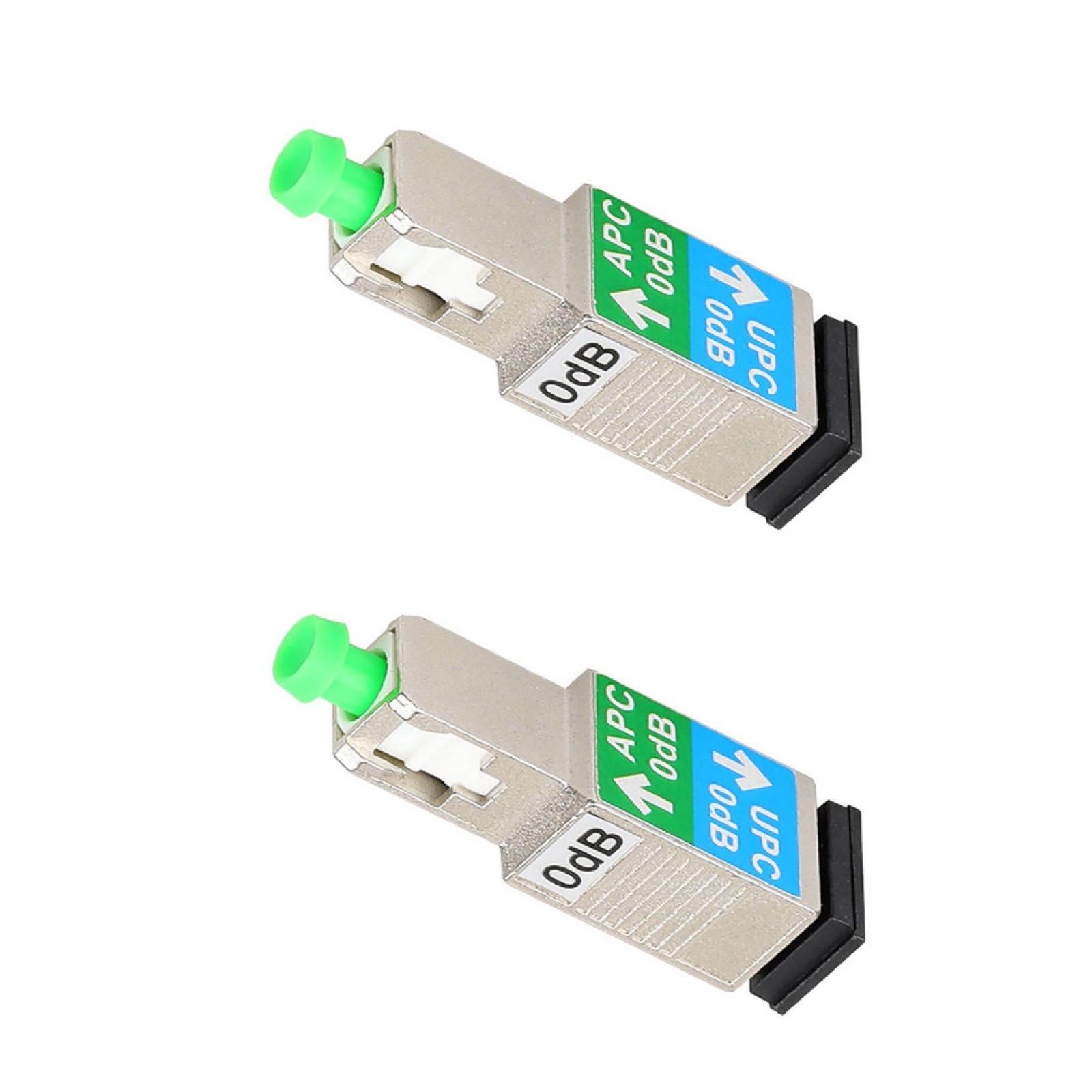 2x SC/APC Male to SC/UPC Female Adapter Converter Fiber Optic Coupler Connector/