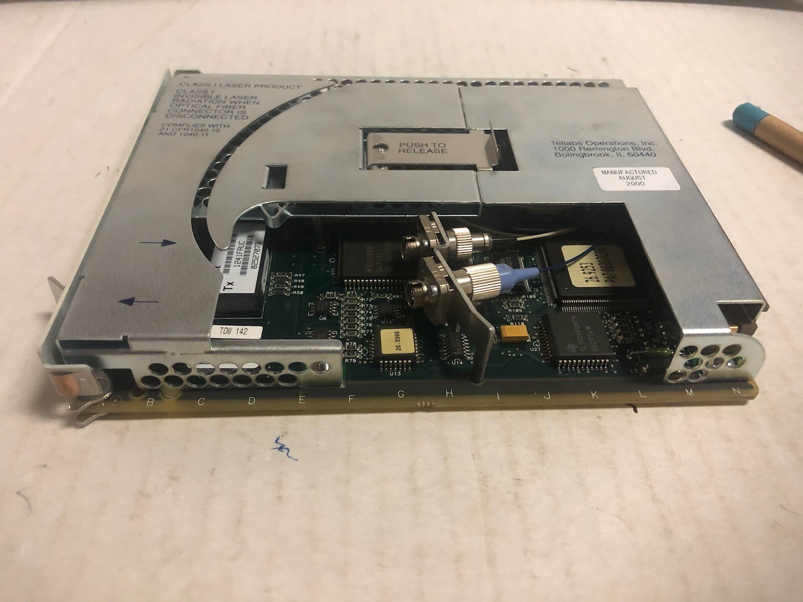 TELLABS 81.5542A-FC, SNC1W0T8AA, OC3 OPT PT SH RCH