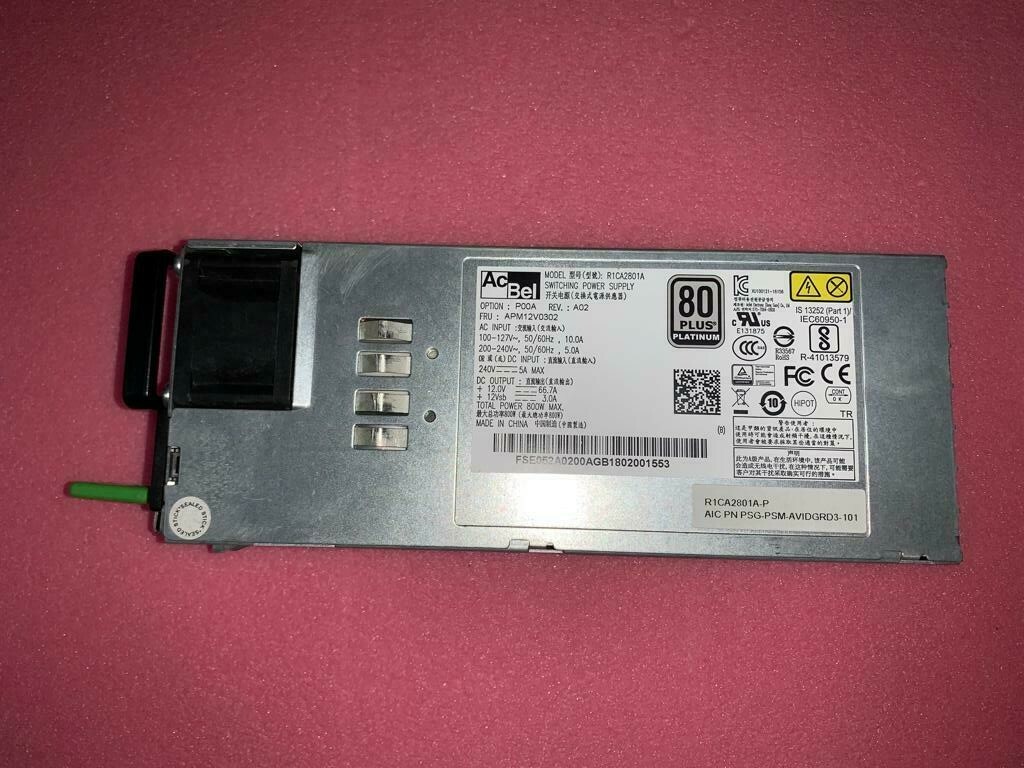 Ac Bel R1CA2801A 800W Switching Power Supply