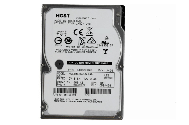 Hitachi Ultrastar C10K900 HUC109045CSS600 450GB 10K SAS 6Gb/s 2.5" Enterprise HD