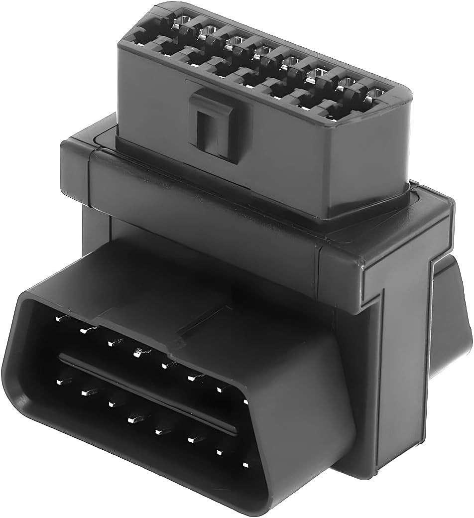 OBD2 Splitter, OBDII Full 16 Pin One Male to Two Female Extension Converter Adap
