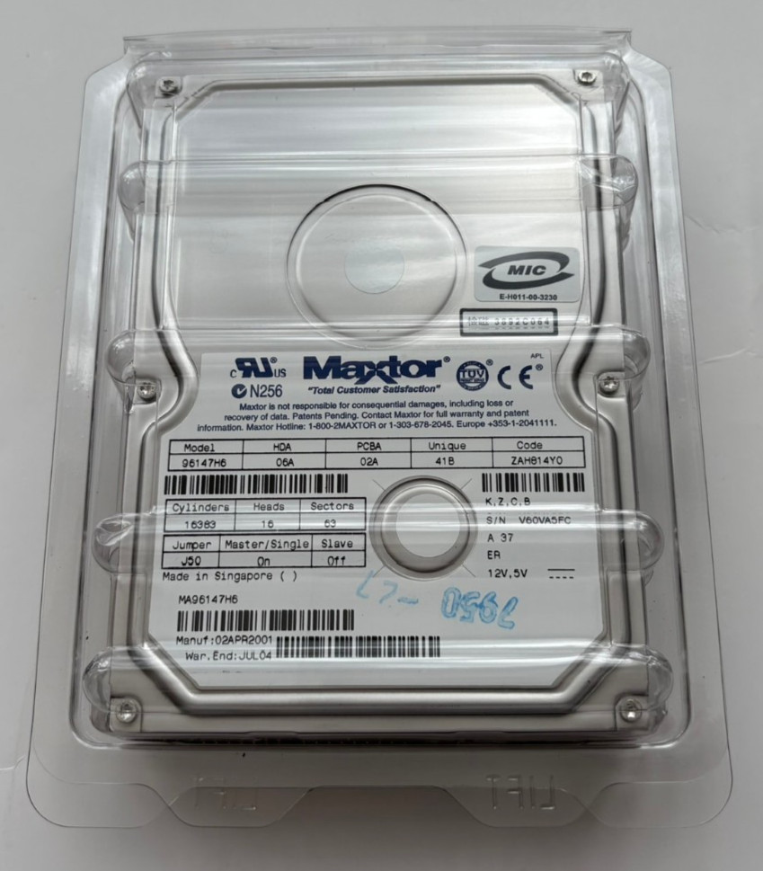 Maxtor: 96147H6 Hard Drive
