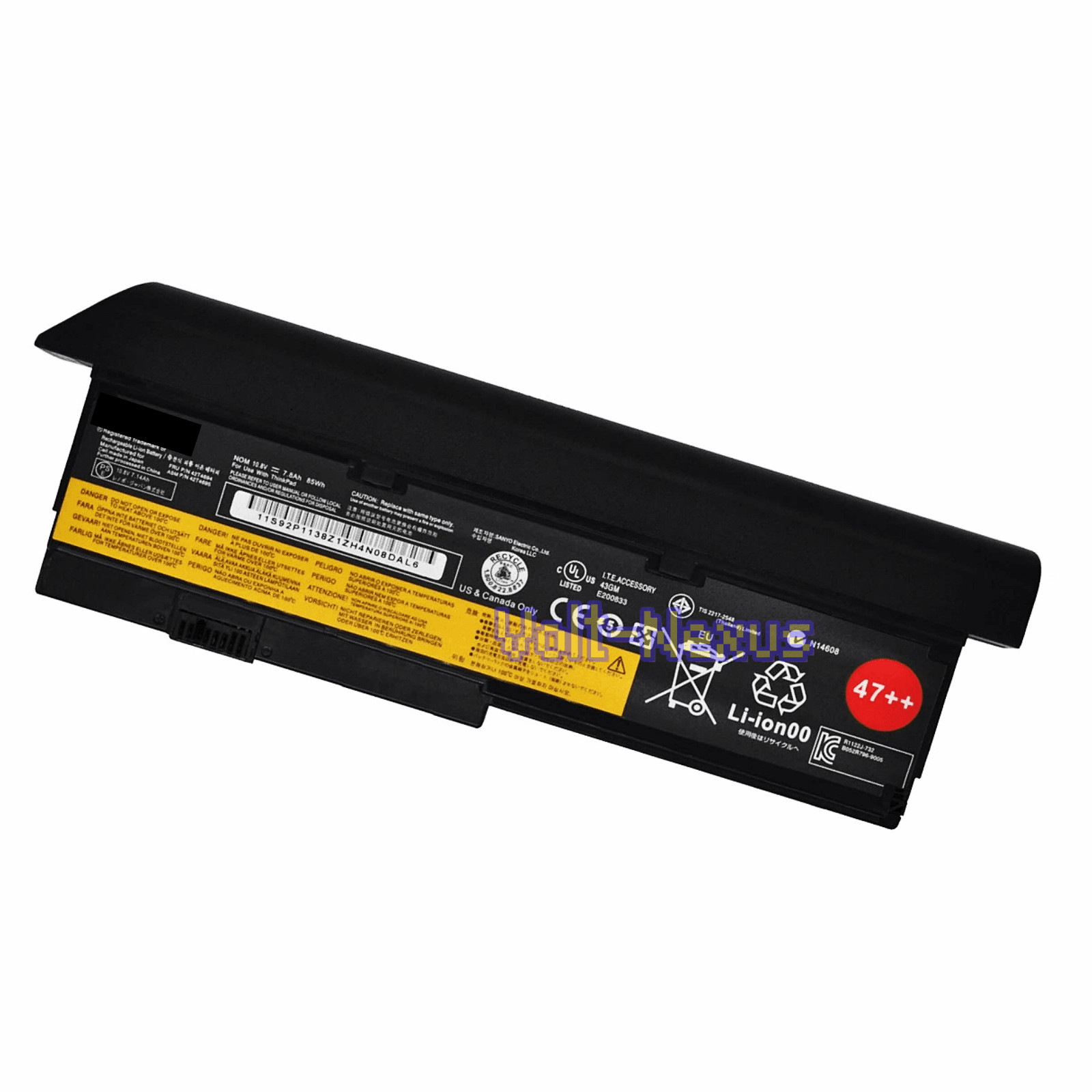 47++ New Original Battery for Lenovo ThinkPad X200 X200s X201i 42T4695 42T4694