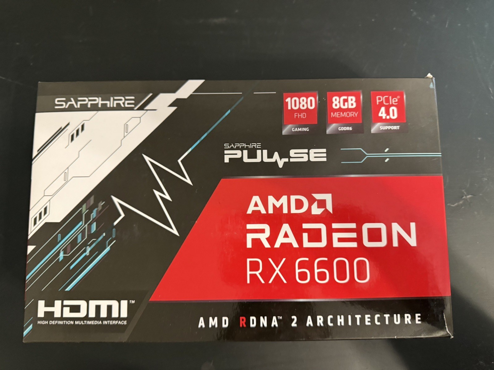 Sapphire PULSE AMD Radeon RX 6600 8GB GDDR6 - Graphics Card-Preowned