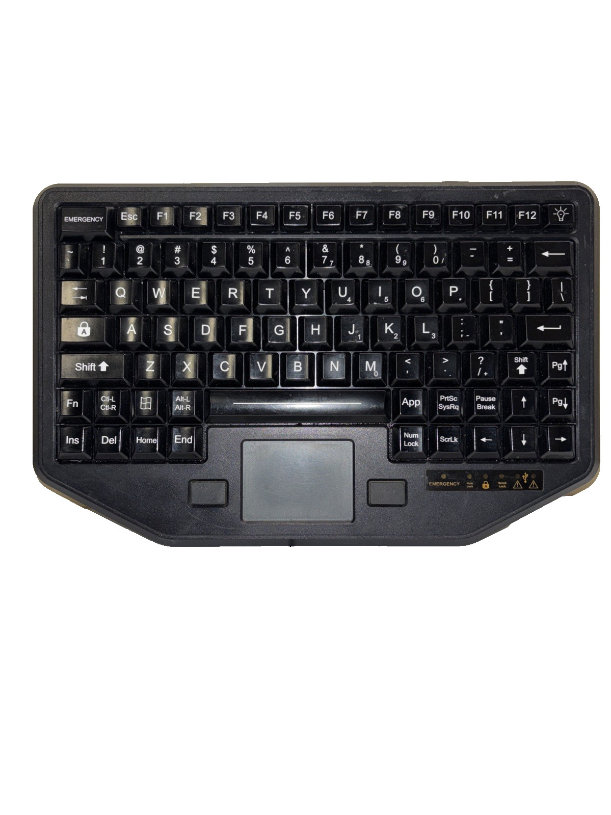 iKey SB-87-TP-M-USB-3Y Keyboard Backlit Touchpad USB Rugged