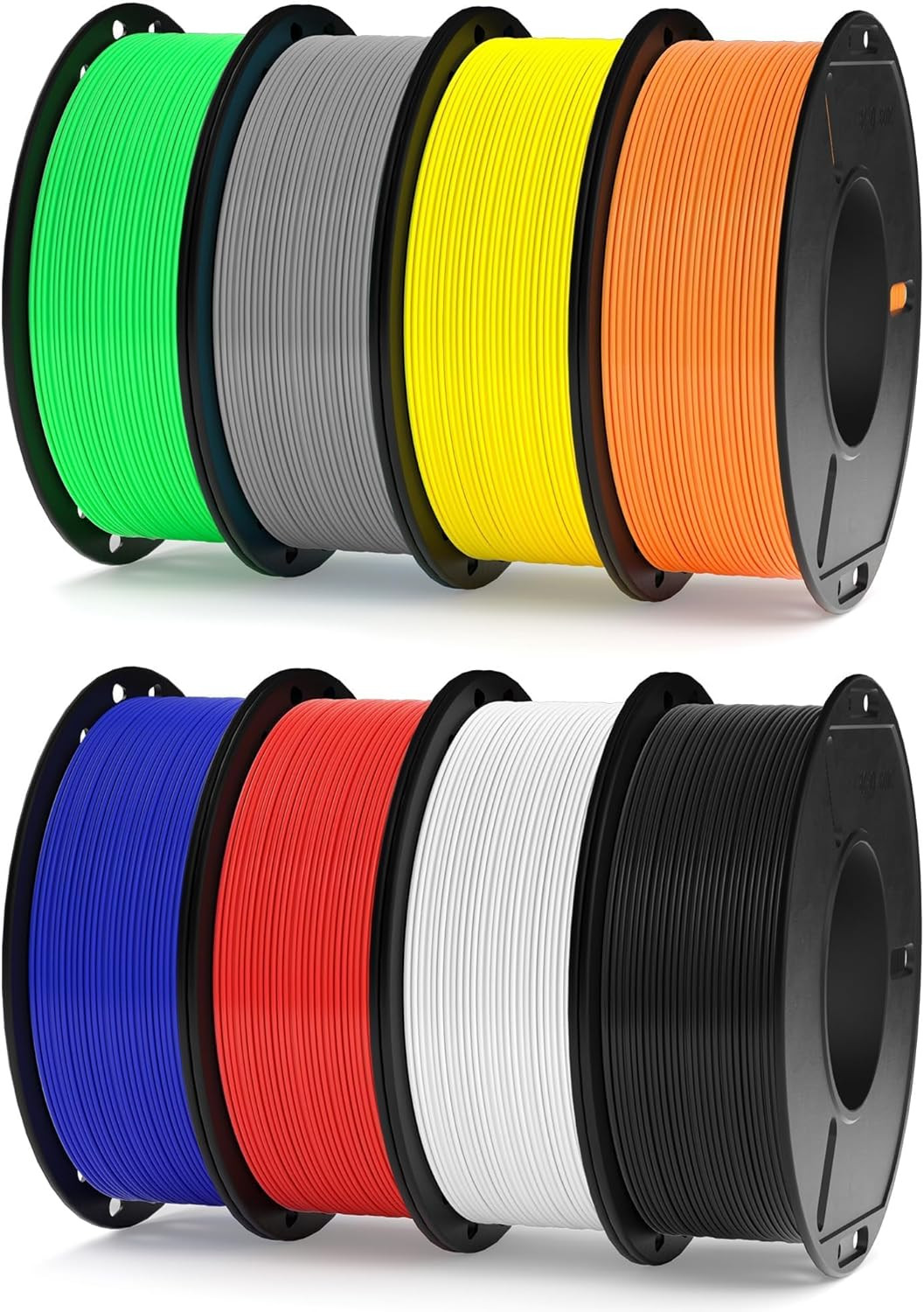 ELEGOO 250G PLA 3D Printer Filament Bundle 1.75Mm, 8 Colors Dimensional