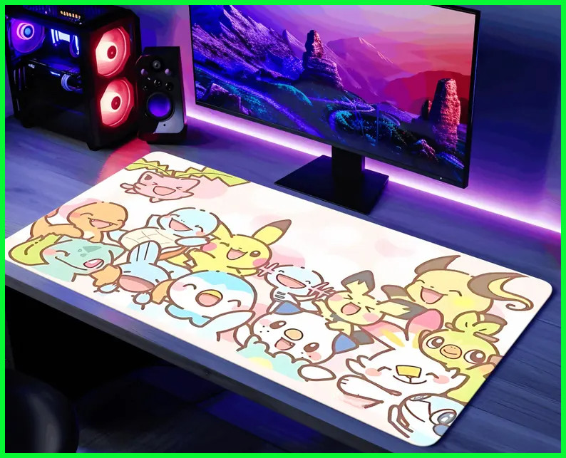 Kawaii Pokemon Mouse Pad Large Gaming Desk Mat Gift for fans PH638CN