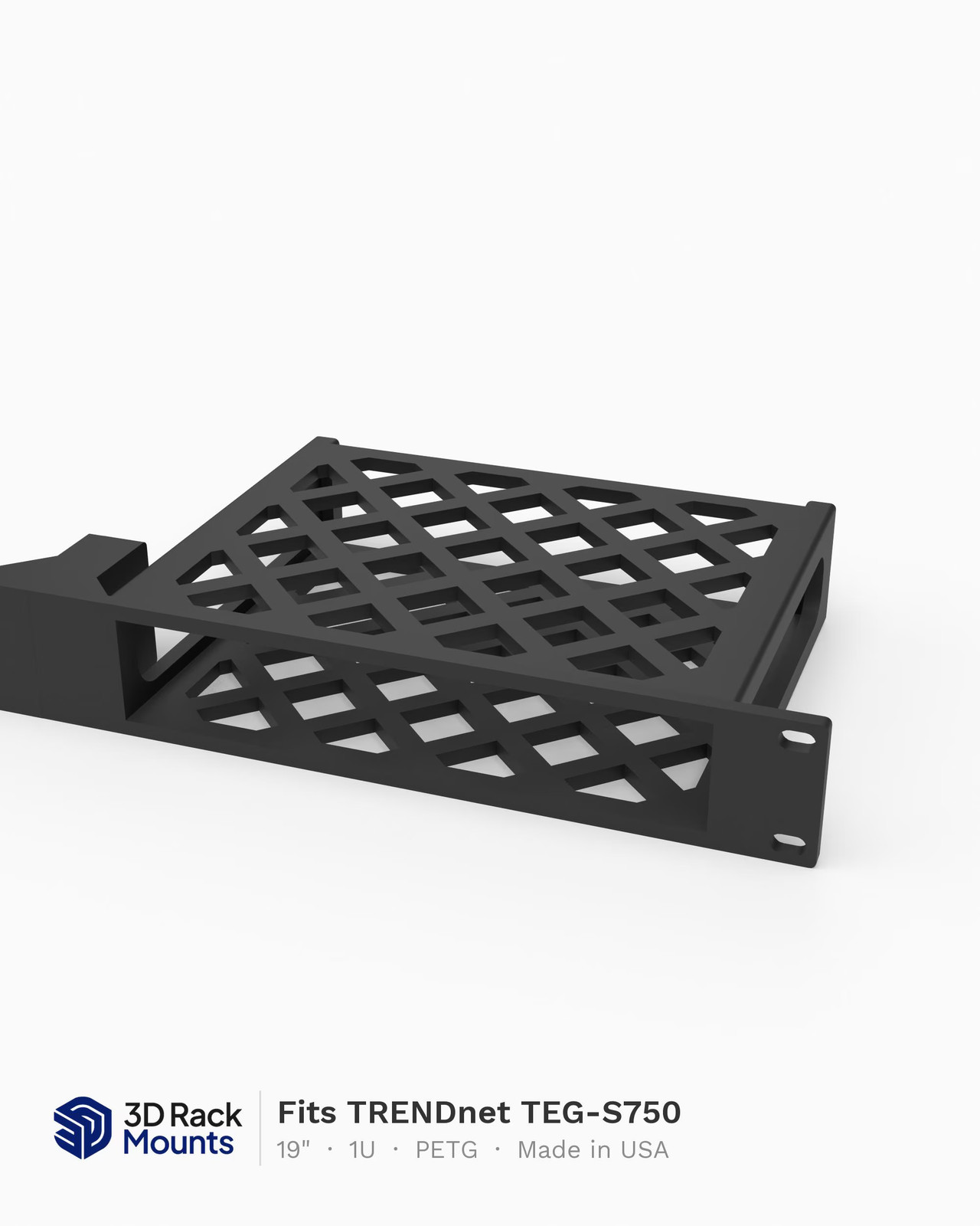 19" TRENDnet TEG-S750 5-Port 10G Switch Rack Mount - 1U (Modular)