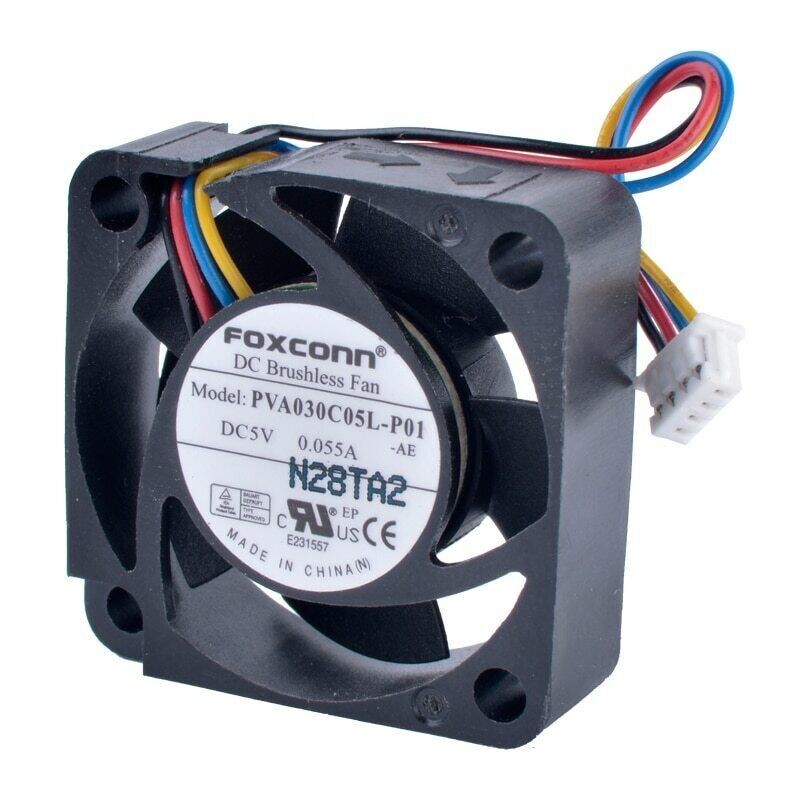 Foxconn PVA030C05L-P01 3010 5V 3cm 4-wire temperature control fan