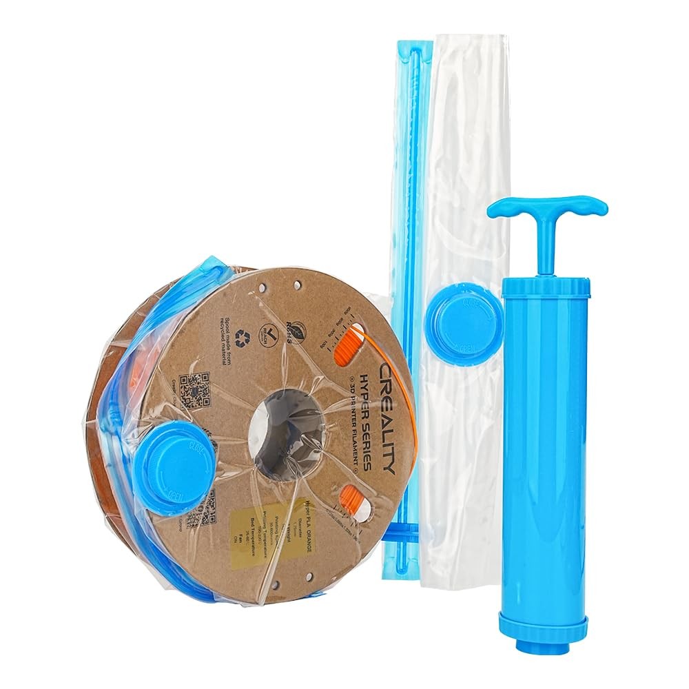 Filament Vacuum Storage Kit, Hand Pump, Premium Cleaning Drying Sealed 10 Sto...