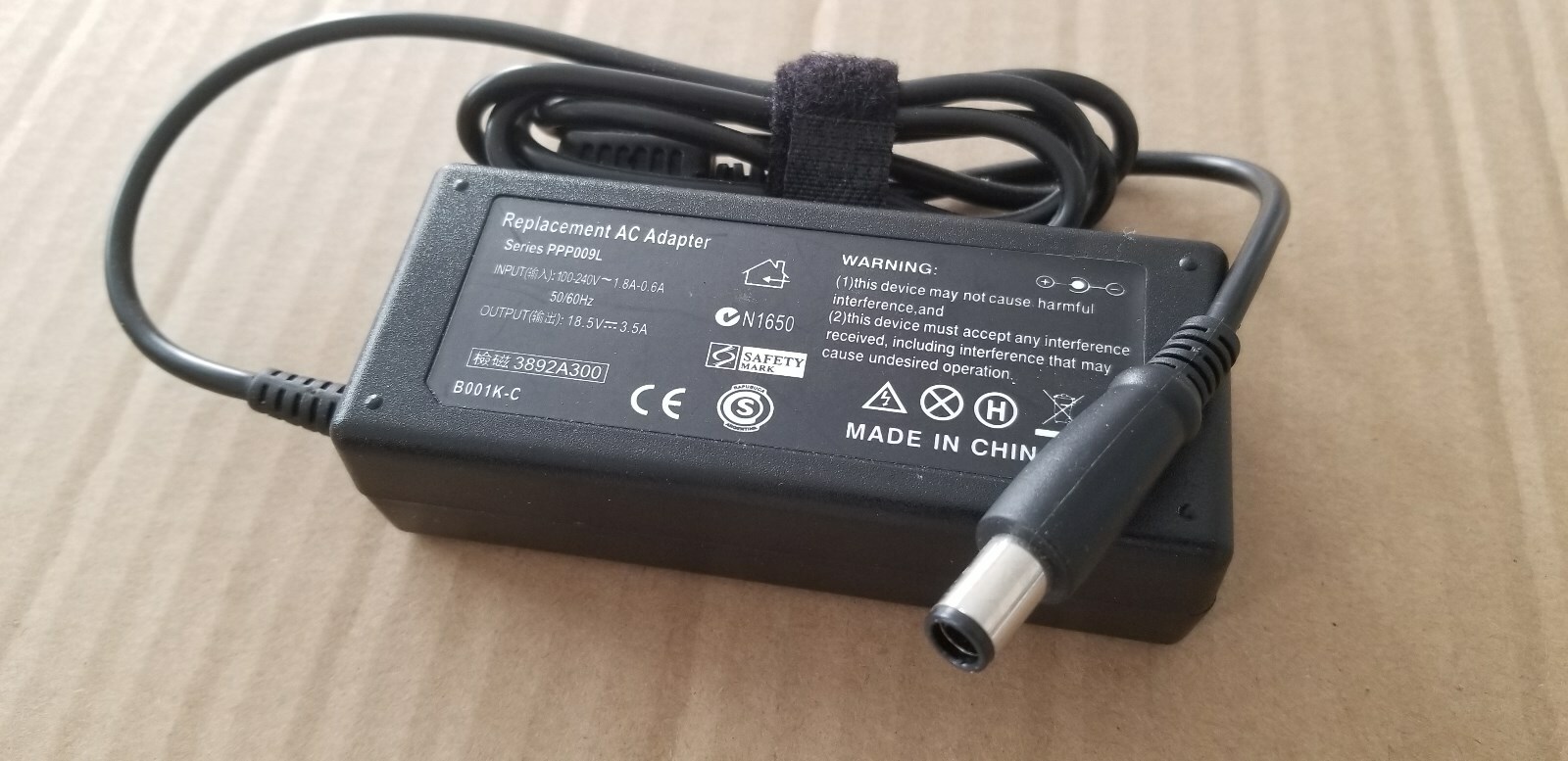 New Repalcement HP AC Power Adapter Compaq Cq50 Cq56 Cq57 Cq60 Cq61 Cq62 Cq70