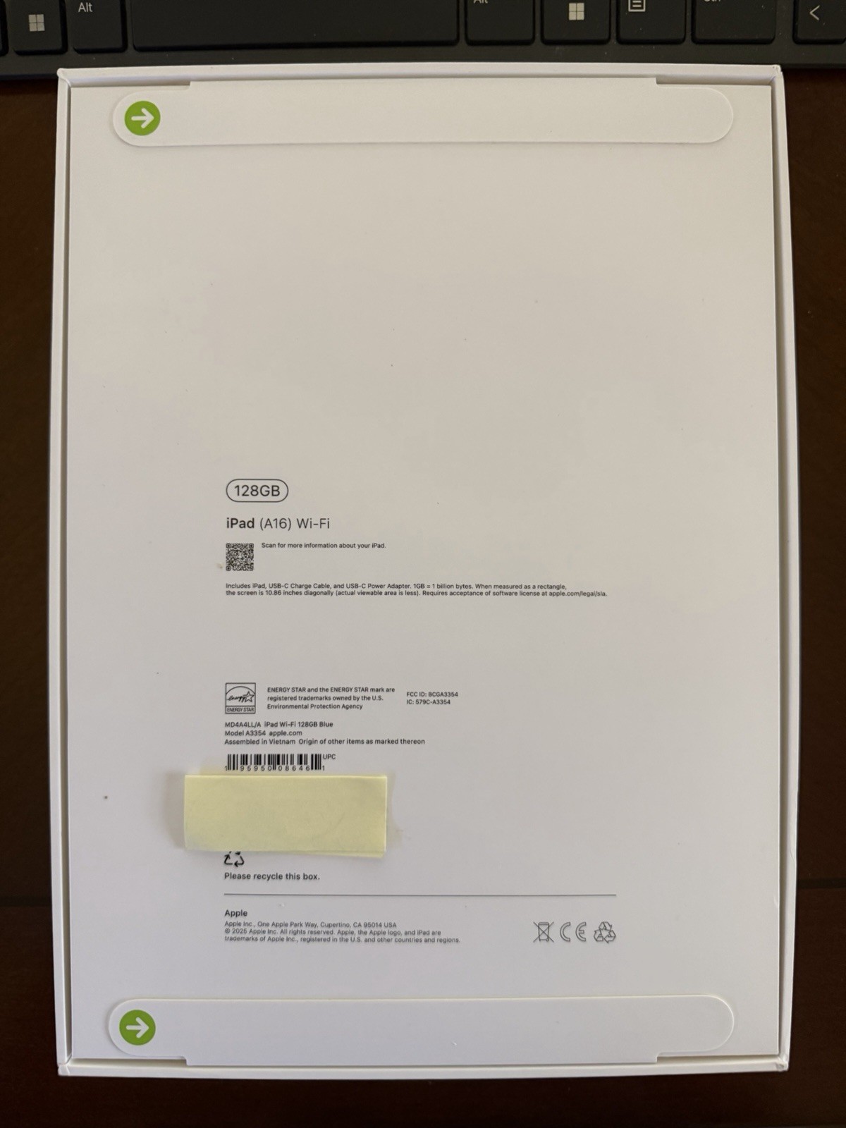 Brand New Sealed Ipad a16 128gb Blue