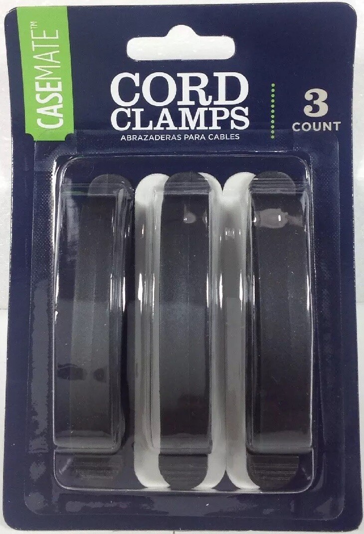 CASEMATE - Cord Clamps Double Adhesive Cable Wire Organizer