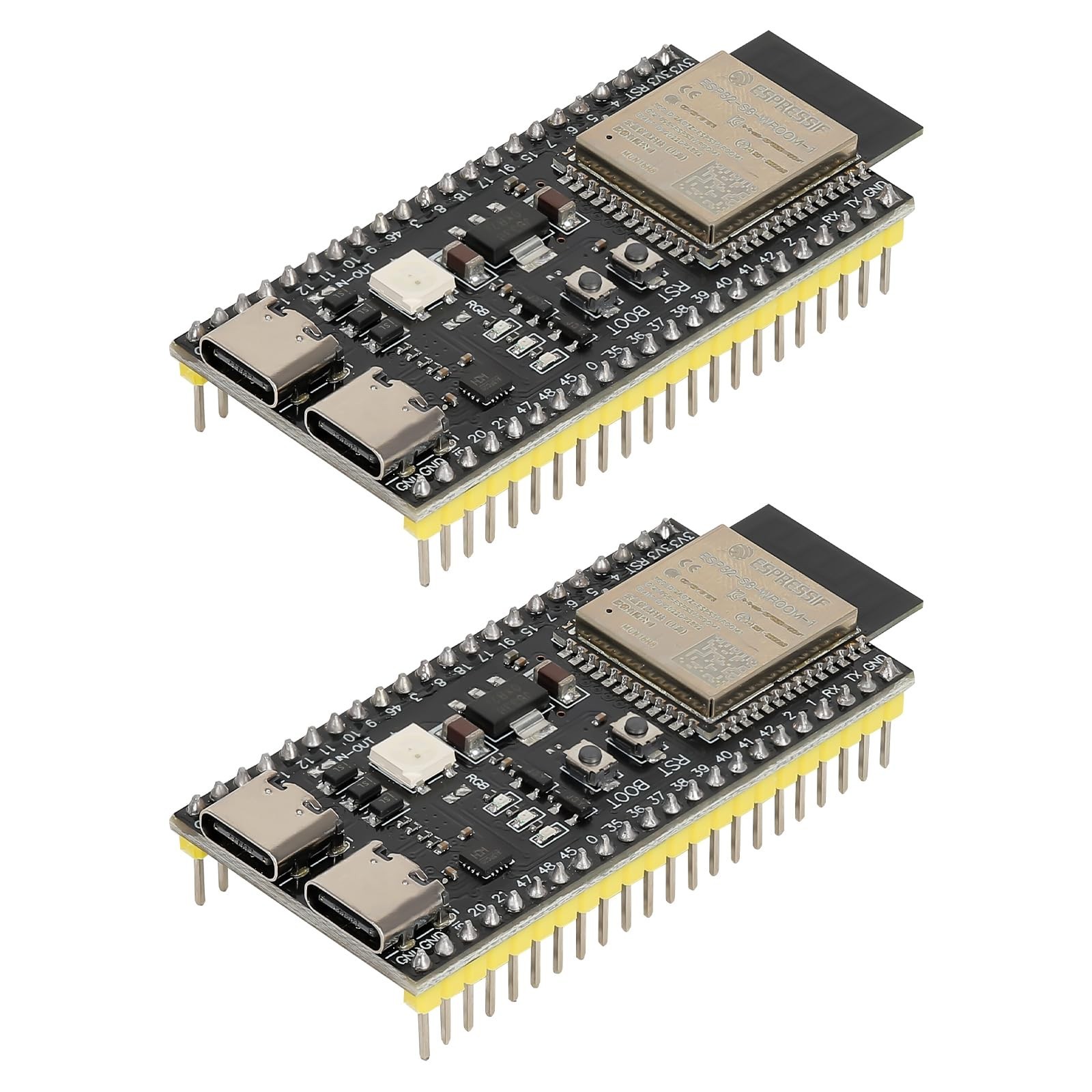 2pcs ESP32 S3 Development Board ESP32-S3-DevKitC-1-N16R8 MCU Module