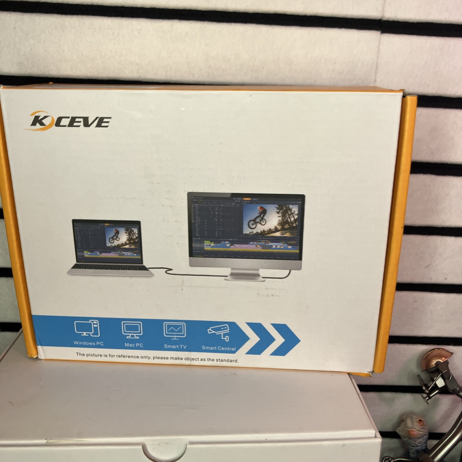 KCEVE 2 Ports KVM Switch Dual Display 4K HDMI KVM Switch Dual Monitor KCKVM202@F