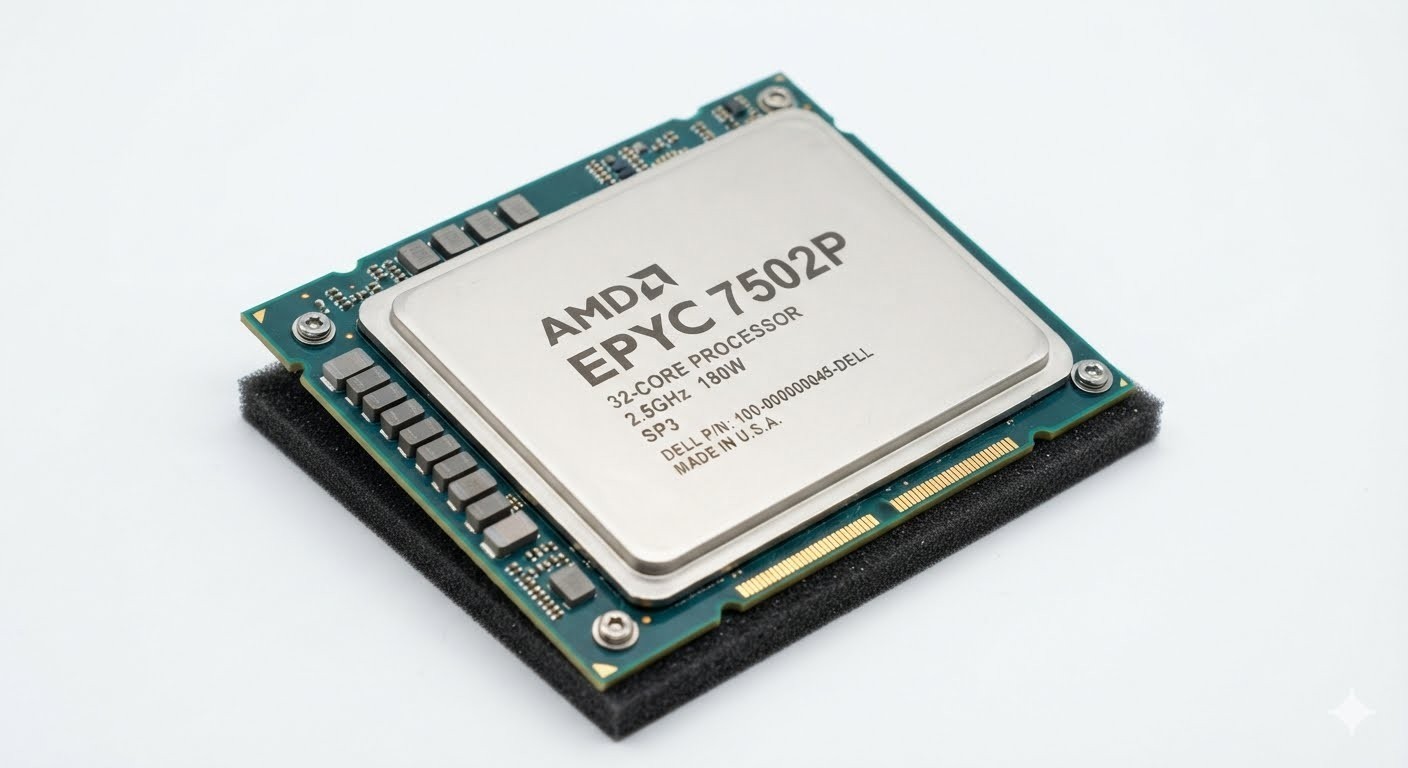 DELL 100-000000045-DELL AMD 7502P 32C 2.5GHZ 180W CPU