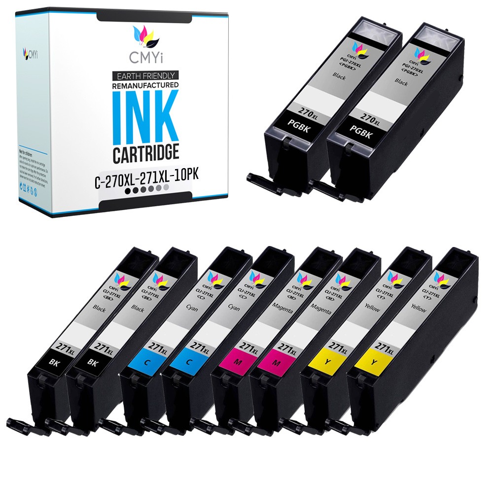 CMYi 10PK 270 271 XL Ink Cartridge for Canon PIXMA MG6820 MG6822 MG7700 MG7720