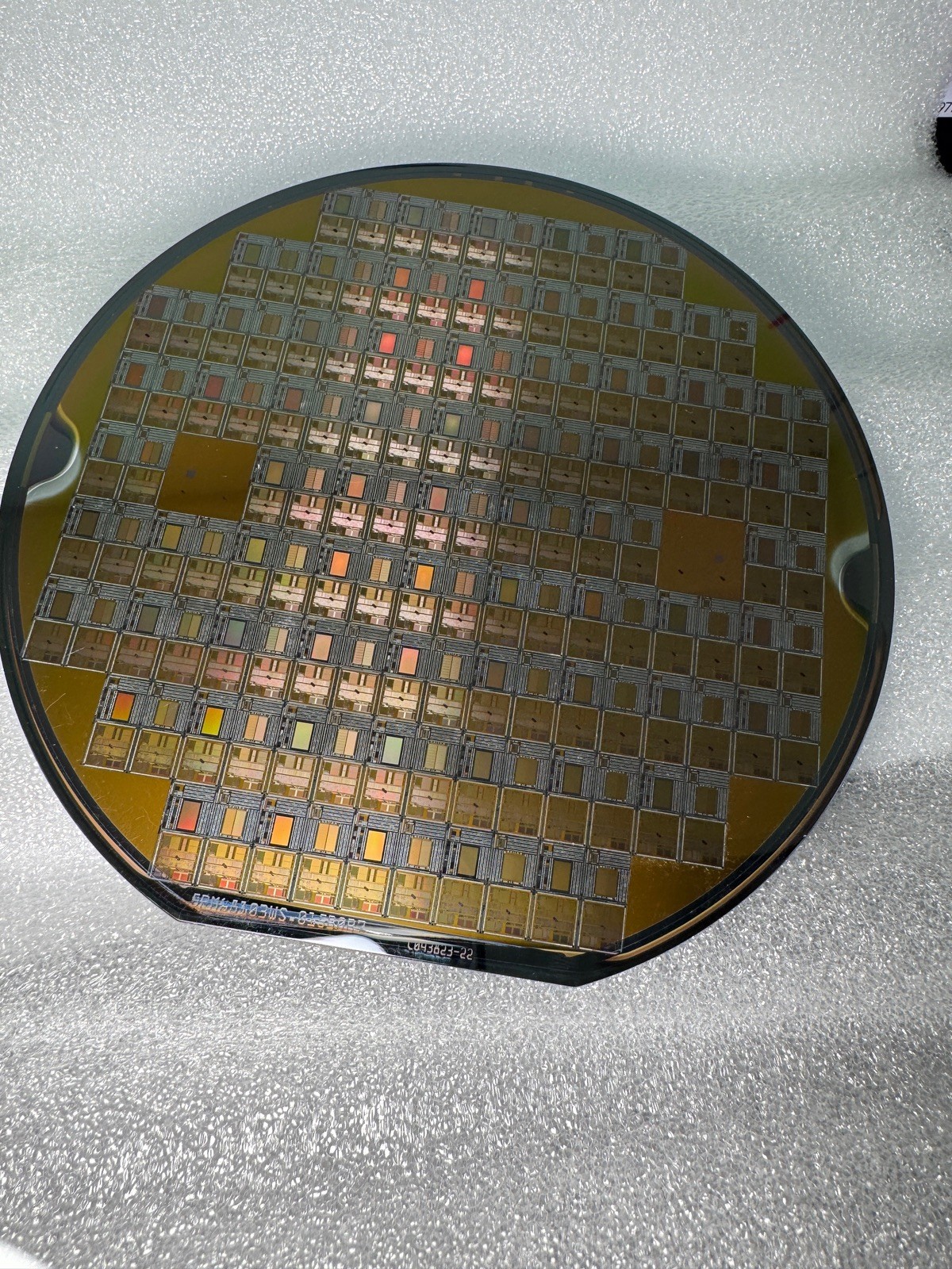 AMD 80486 x86 486 CPU Wafer 6"/150mm  Rare Vintage AMD 80486 CPU Silicon Wafer