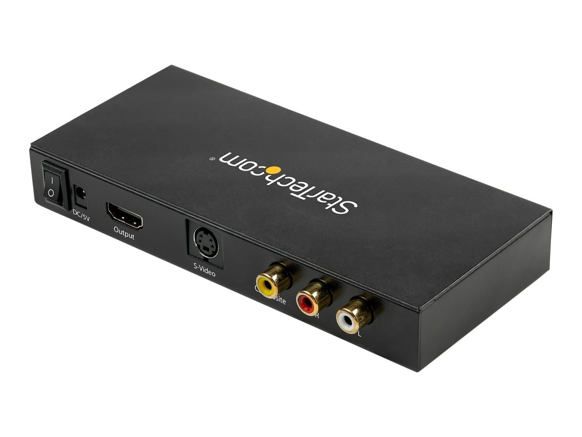 StarTechcom VID2HDCON2 S-Video or Composite to HDMI Converter with 720 Audio...