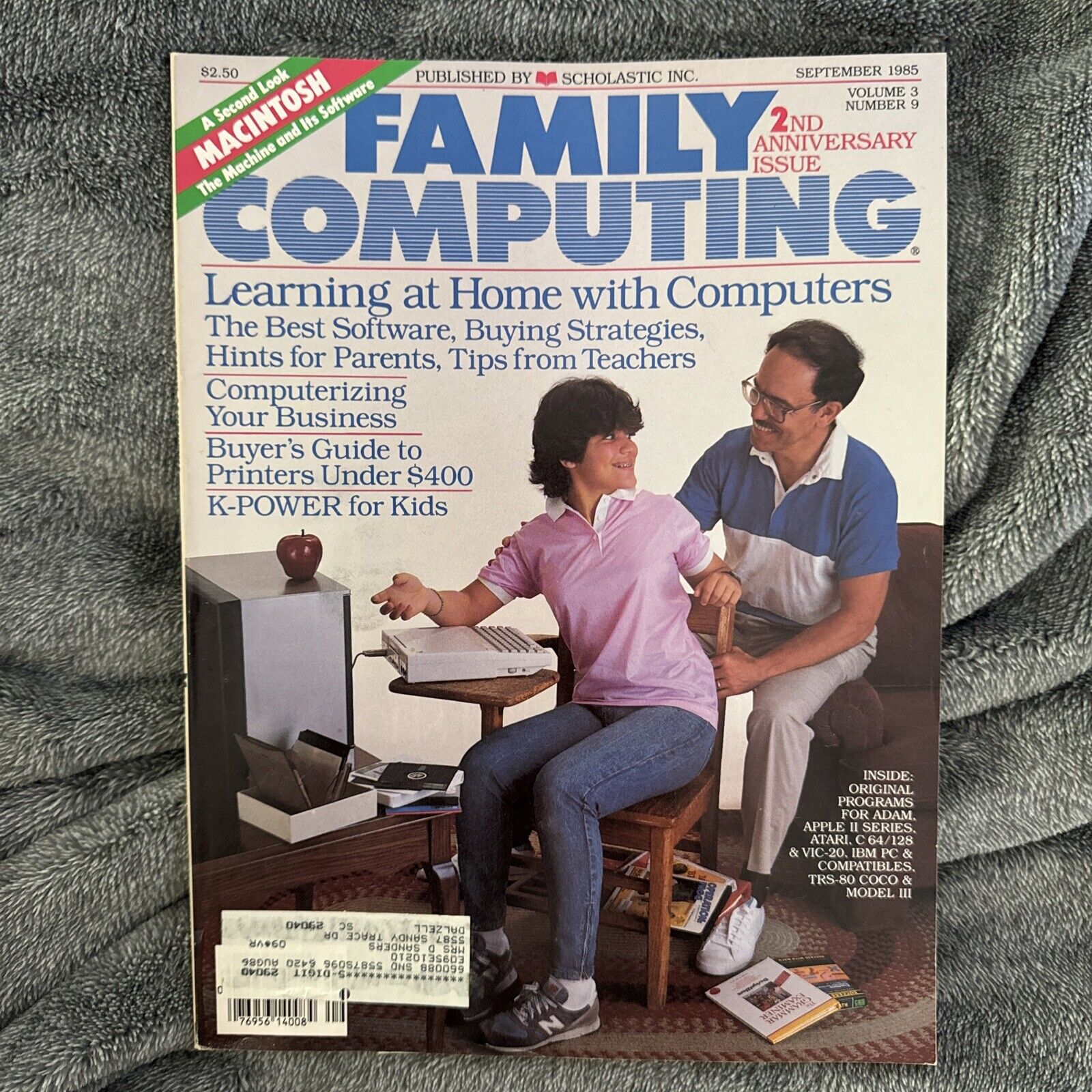 September 1985 Volume 3 Number 9 Family Computing Magazine -Macintosh Article