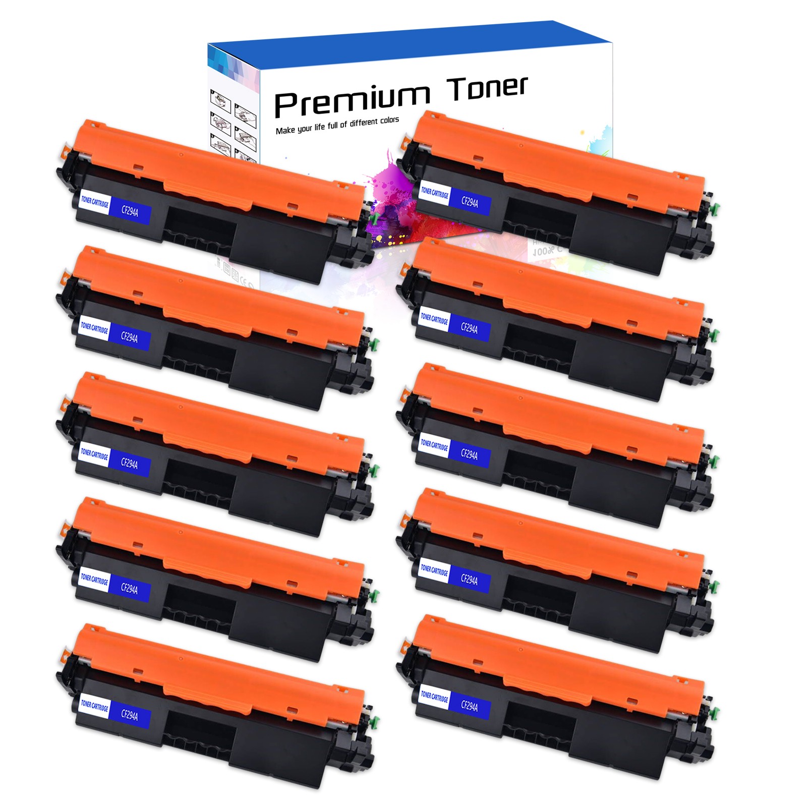 10PK CF294A 94A Toner Cartridge For HP LaserJet Pro M149fdw M148dw M118dw M148