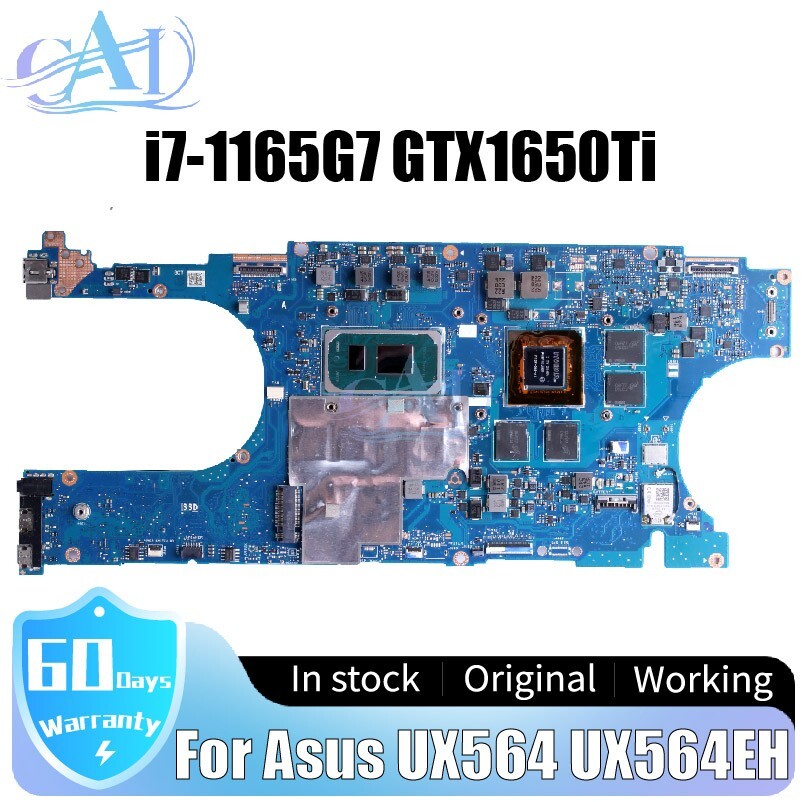 For Asus UX564 UX564EH Motherboard 16GB Core i7-1165G7 N18P-G62-A1 GTX1650Ti
