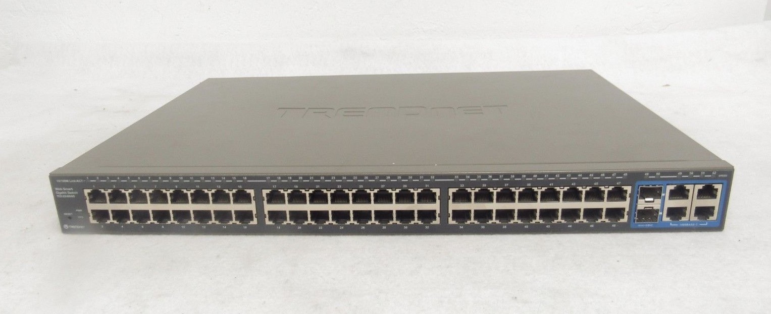 TRENDnet TEG-2248WS 48 Port 10/100Mbps Base Web-Smart Switch 40-2