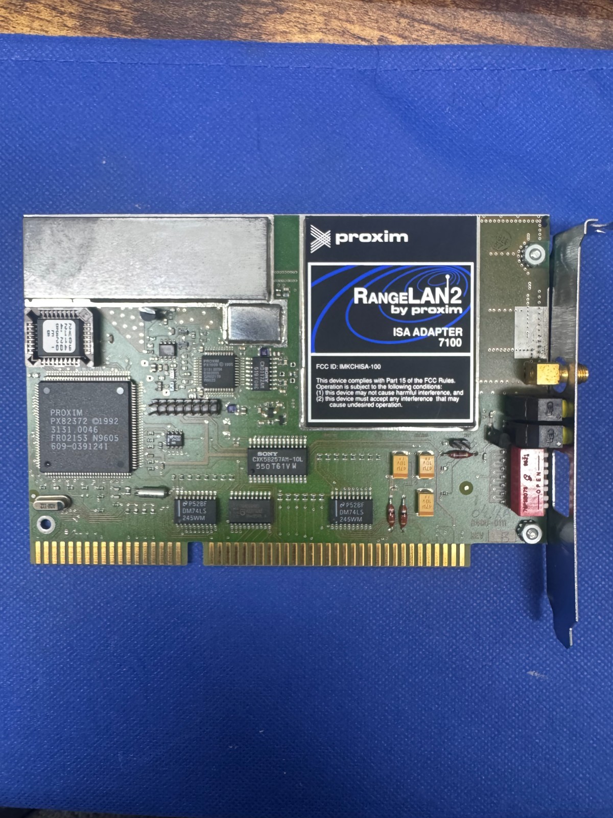 Proxim RangeLAN2 7100 ISA Wireless Network Adapter Vintage PC Card