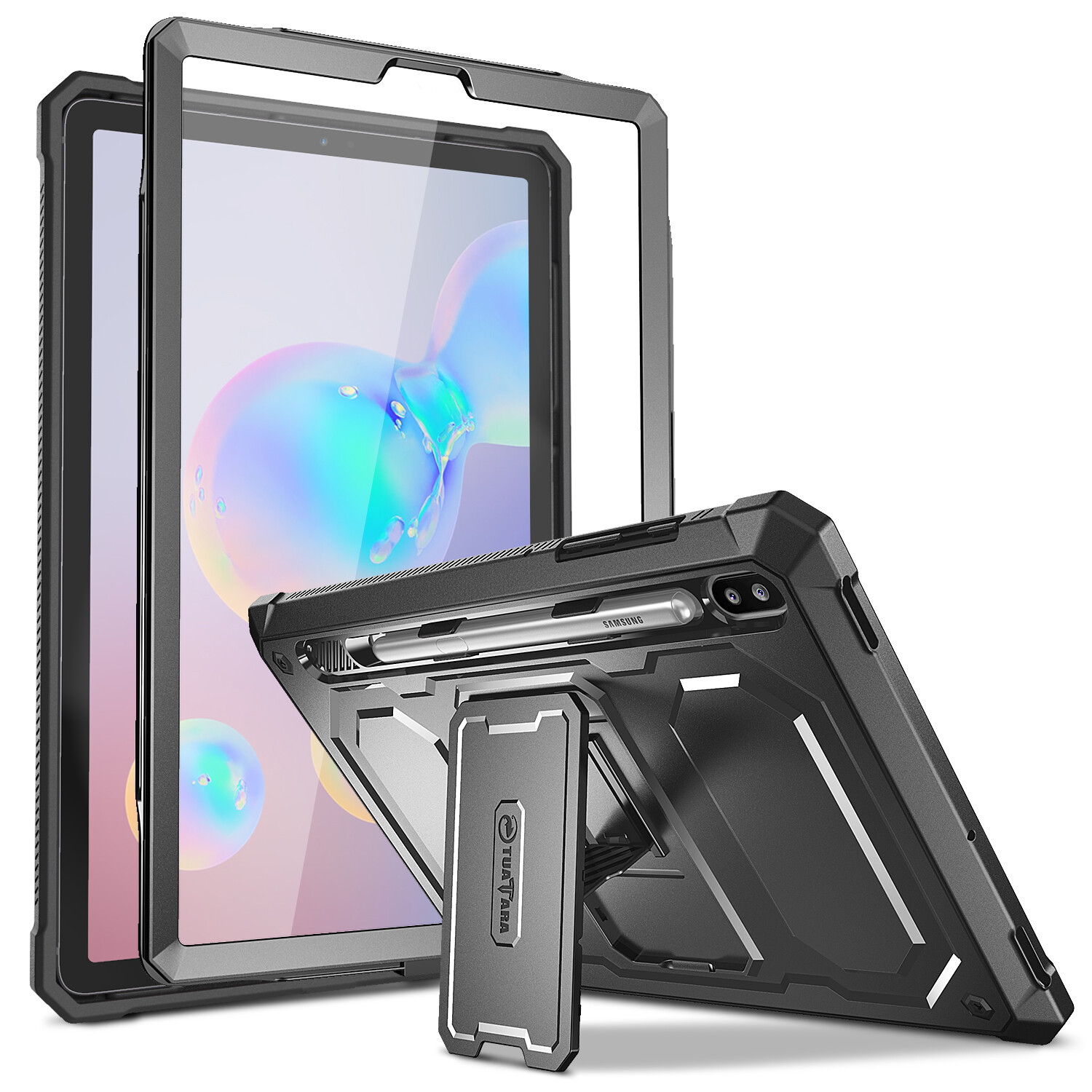 Shockproof Case for Samsung Galaxy Tab S6 10.5 Tuatara Cover w Screen Protector
