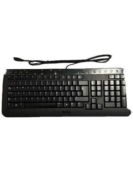 Dell Black USB Wired Computer PC Gaming Multimedia Keyboard SK-8165
