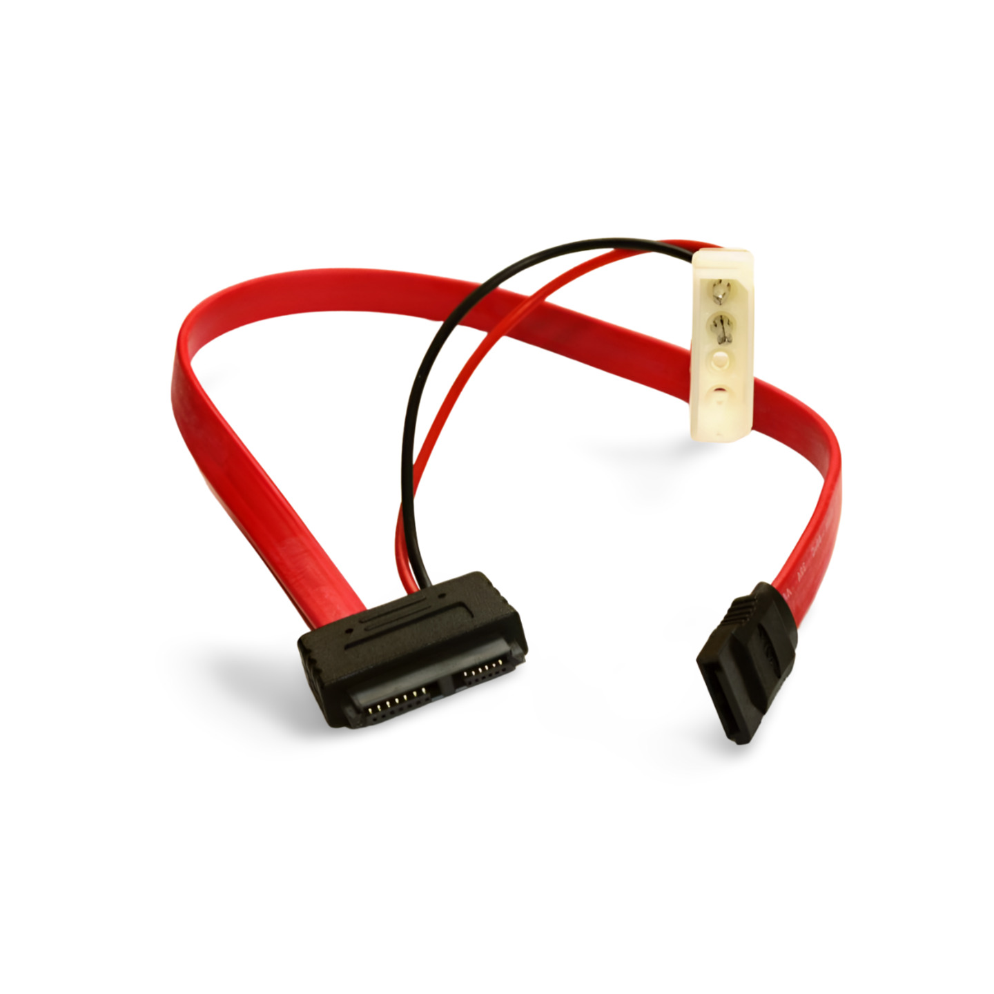 1ft Mini Micro SATA SlimLINE Cable - Red