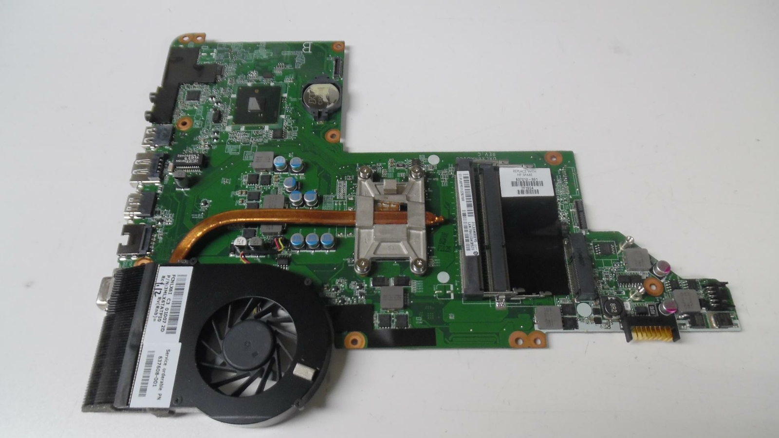 HP Pavilion DV6-3230US 15.6" - i3-370M 2.4GHz Motherboard - 637212-001 - Tested