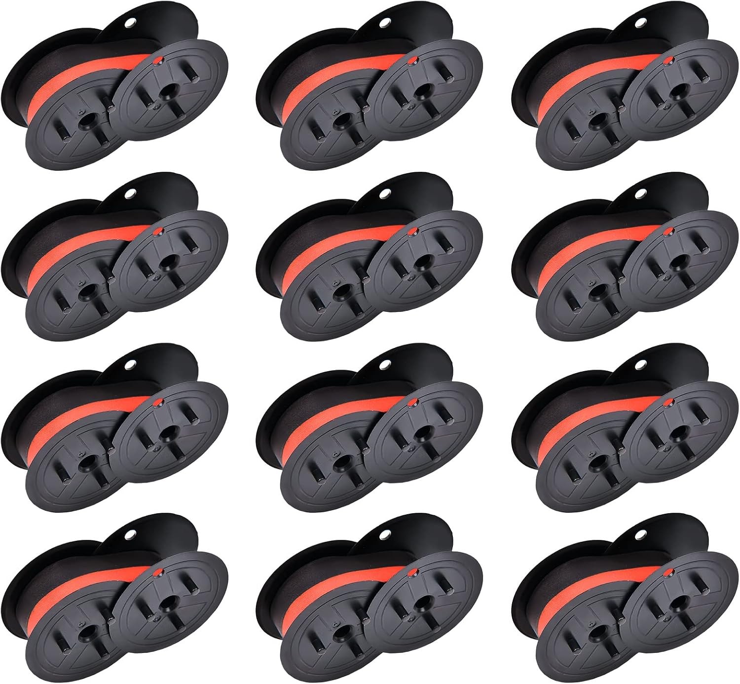 12 Pack Calculator Ribbon Replacement for GR24BR Porelon 11216 Universal Twin Sp