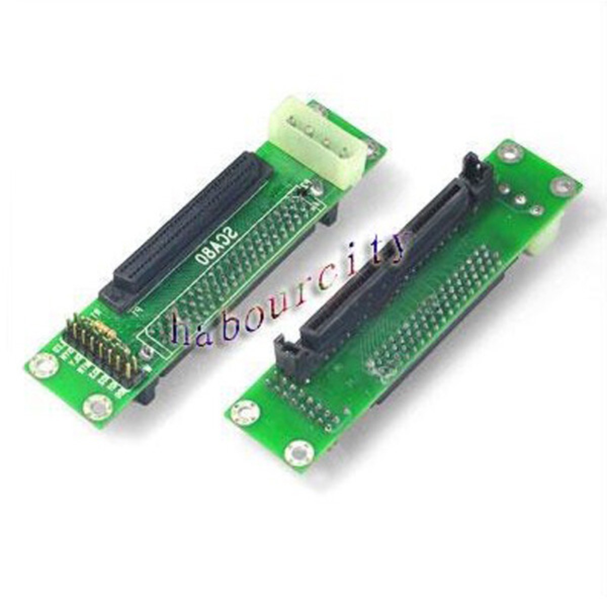 SCA to U320 SCSI Adapter- SCA 80pin to HD-68 - ULTRA 4 320/m SCSI Compliant