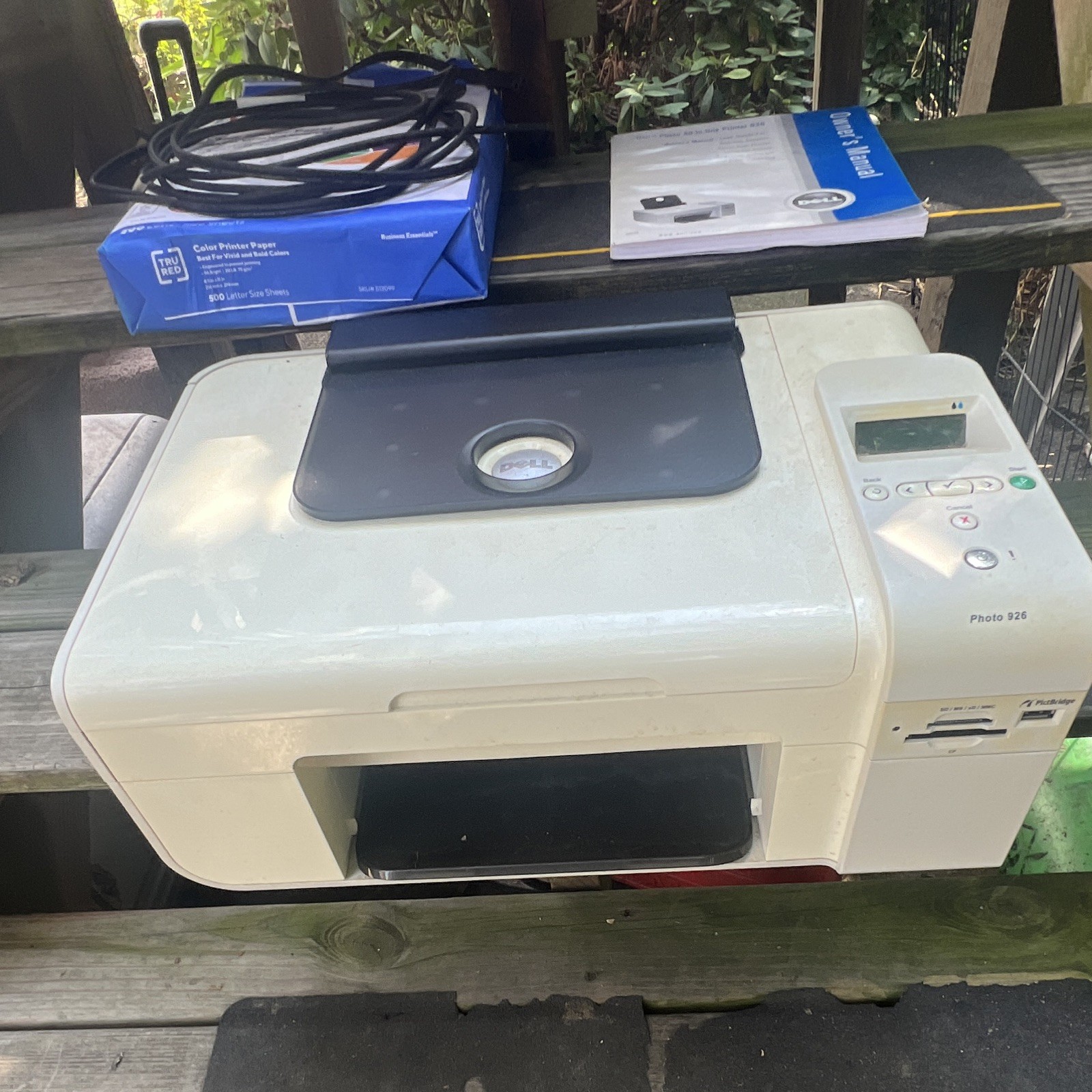Dell Photo All-In-One Printer 926 Color Inkjet Scanner Copier, Letter Size