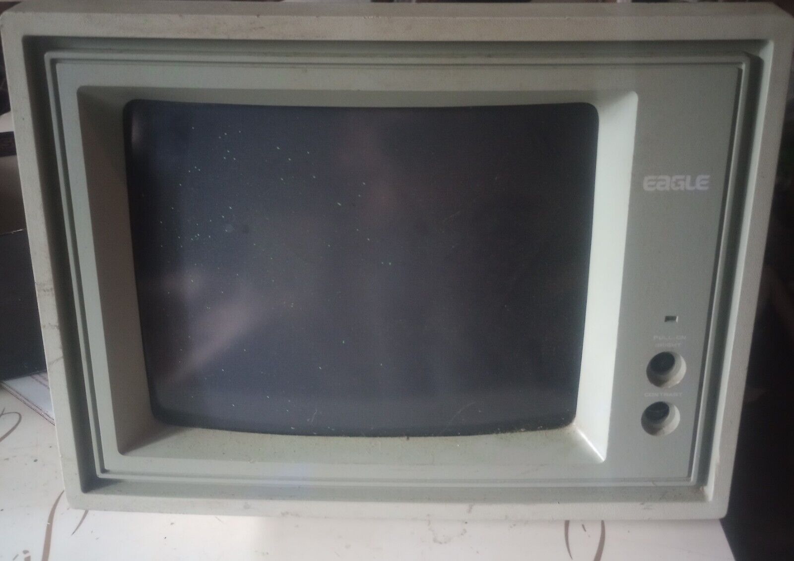 Vintage 1983 Eagle Computer Monitor 11” Screen - Powers On