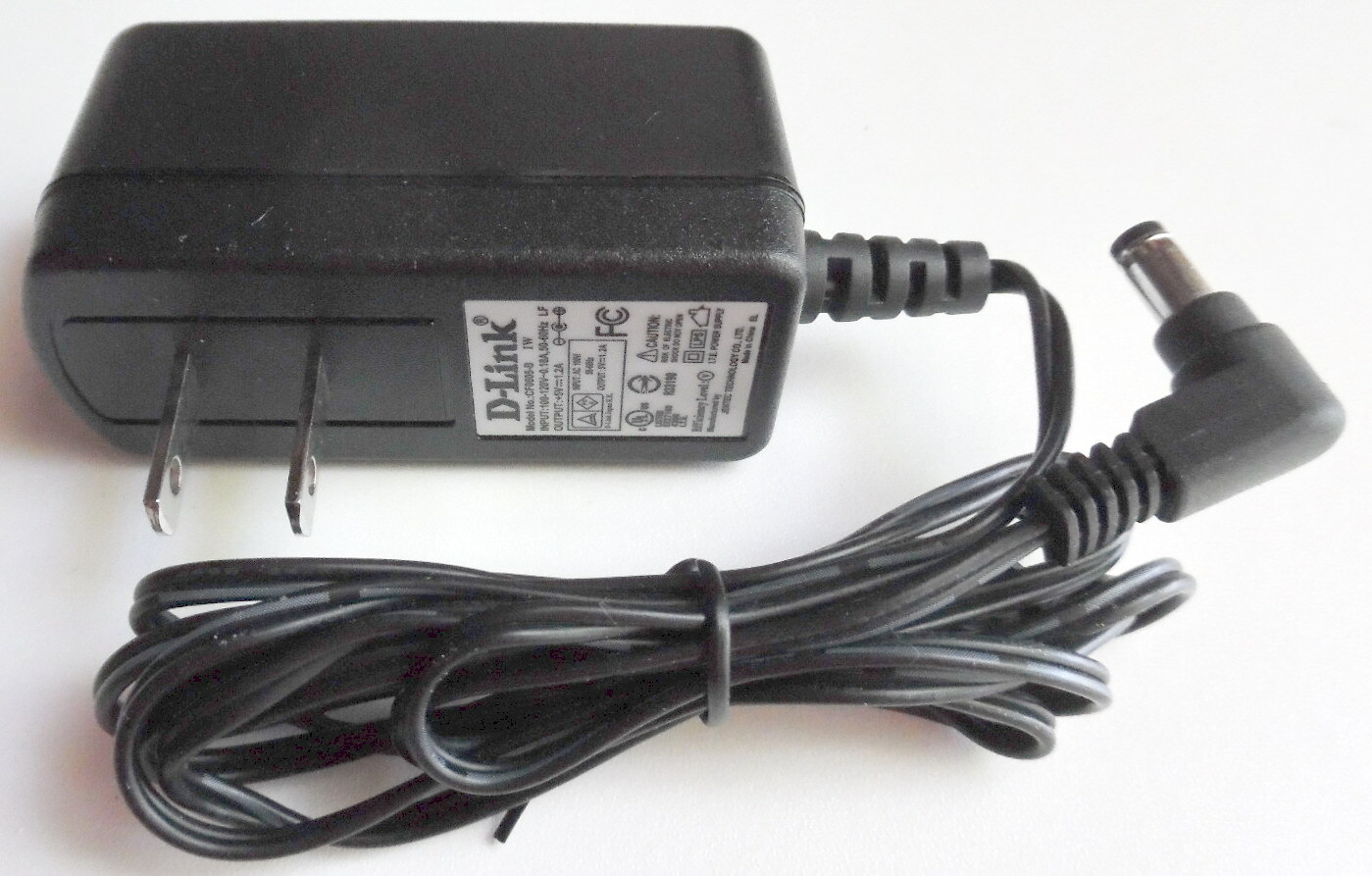 5V 1.2A D-Link/Jentec  CF0605-B Power Adapter