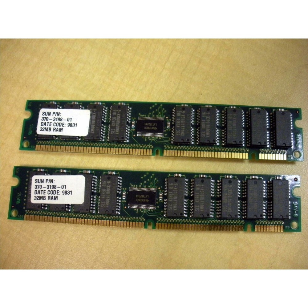 Sun X7030A 64MB (2x 32MB) Memory Kit 370-3198 for Ultra 5 10