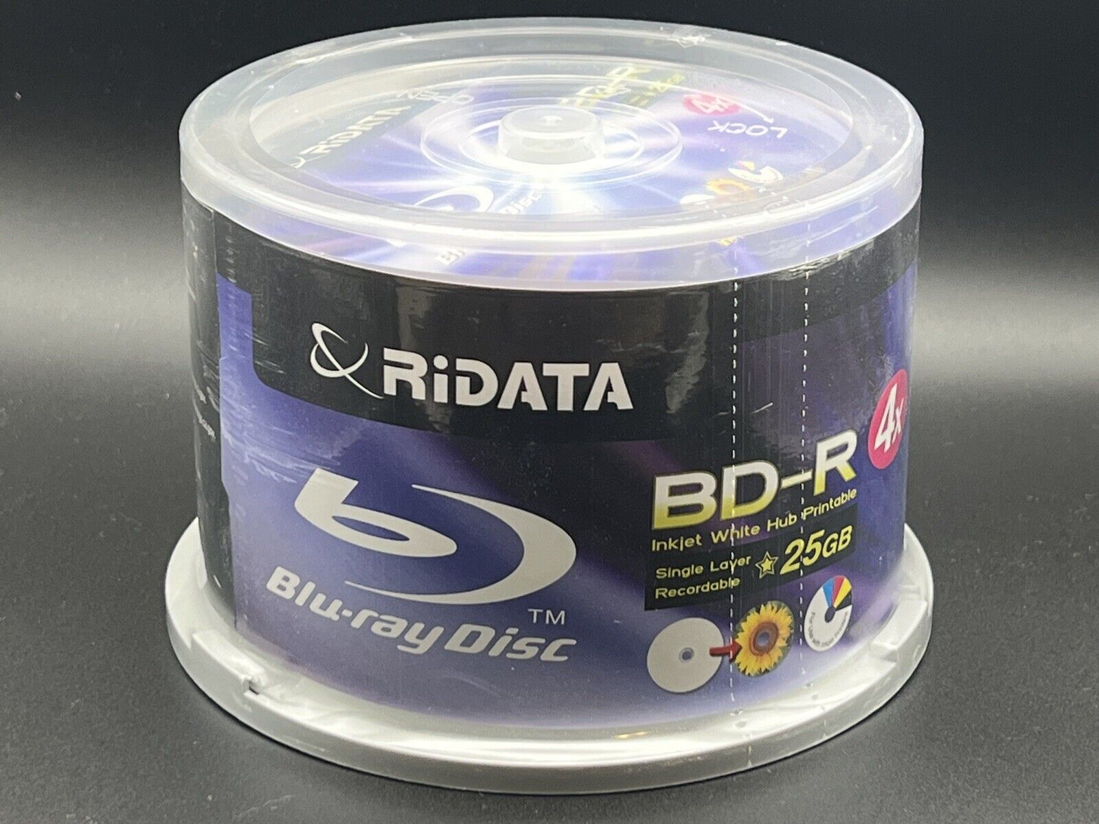 RiDATA 25GB BD-R  50 Pack Brand New SEALED