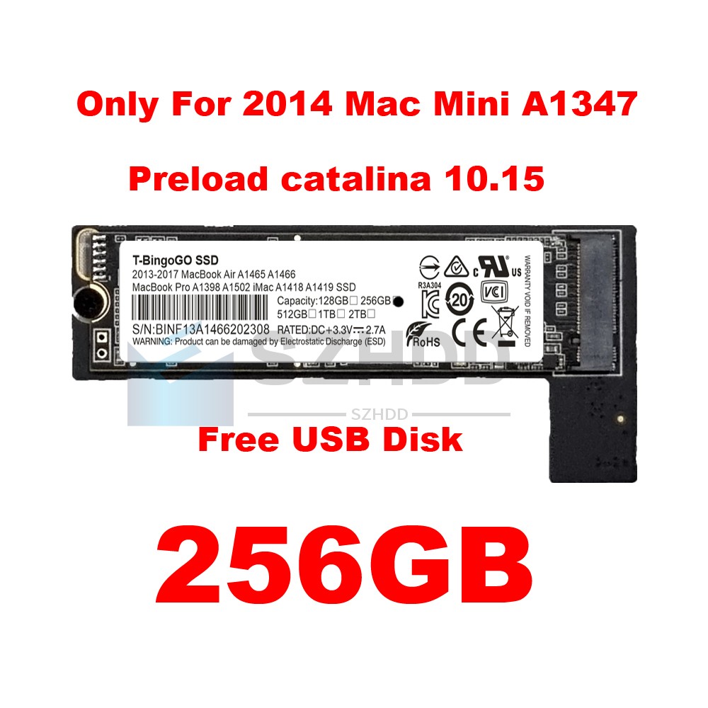 256GB 512GB 1TB 2TB SSD FOR APPLE MAC MINI A1347 Late 2014 MGEM2LL/A MGEQ2LL/A