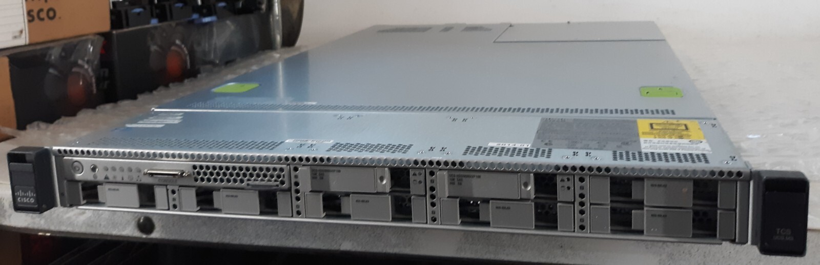 Cisco TCS-C220-5RP-K9 V01 Server Intel Xeon E5-2640 NO RAM HDD w/ 2x 650w PSU