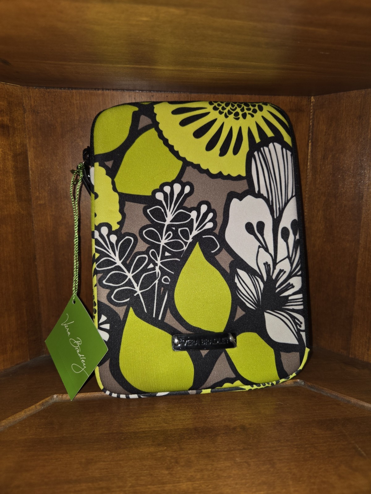 Vera Bradley Citron Neoprene Medium Tablet Sleeve Padded Zip Floral 13050-160