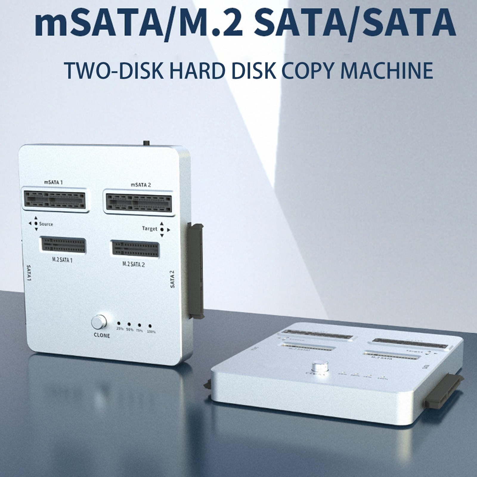 NVME/SATA 3-in-1 SSD Cloner Offline Clone M.2 Cloner fr M.2 NVME/SATA/SATA /SATA