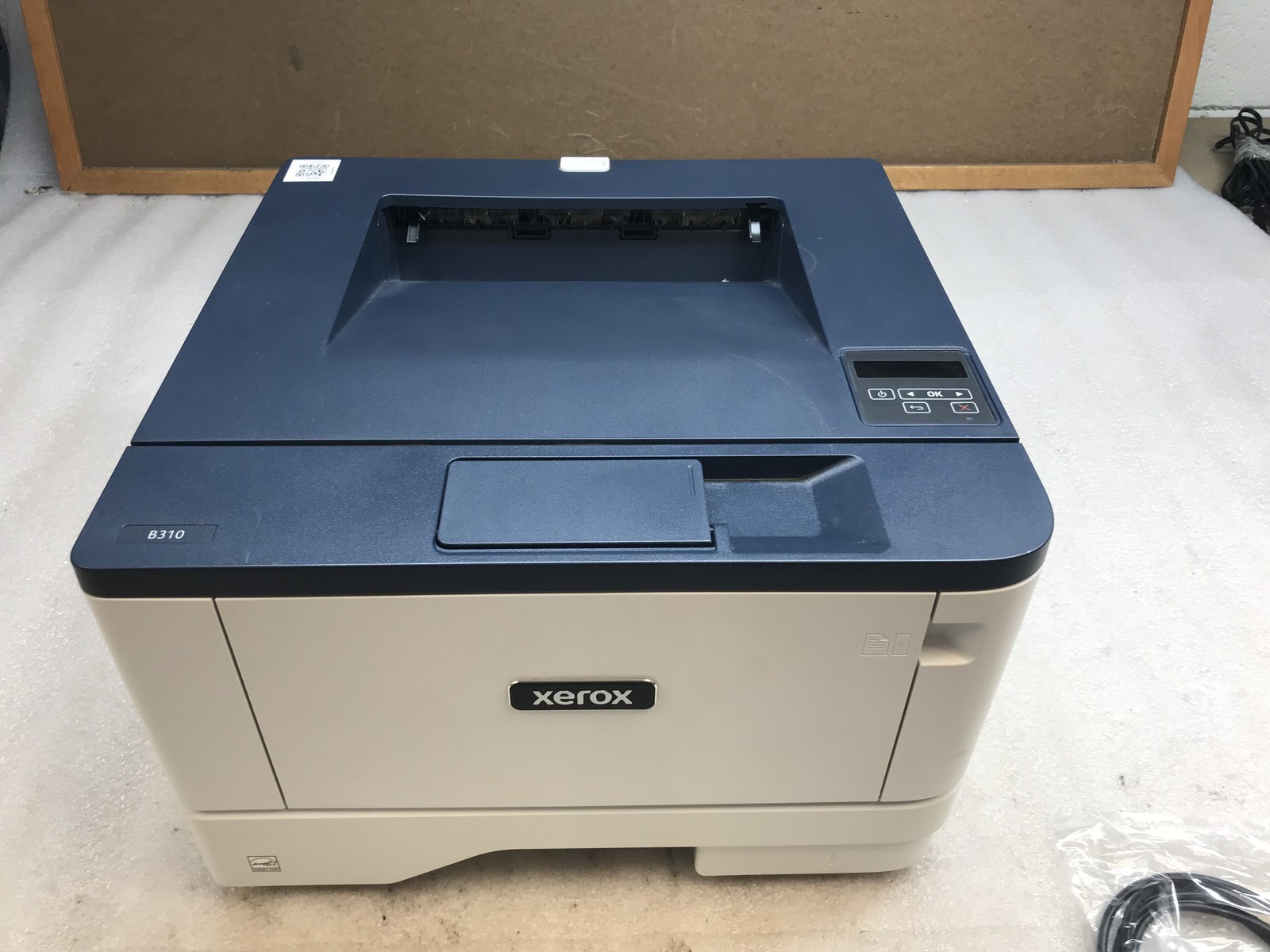 Xerox B310/DNI Desktop Wireless Laser Printer 18.7k Pg Ct w/ Full Toner & Cables